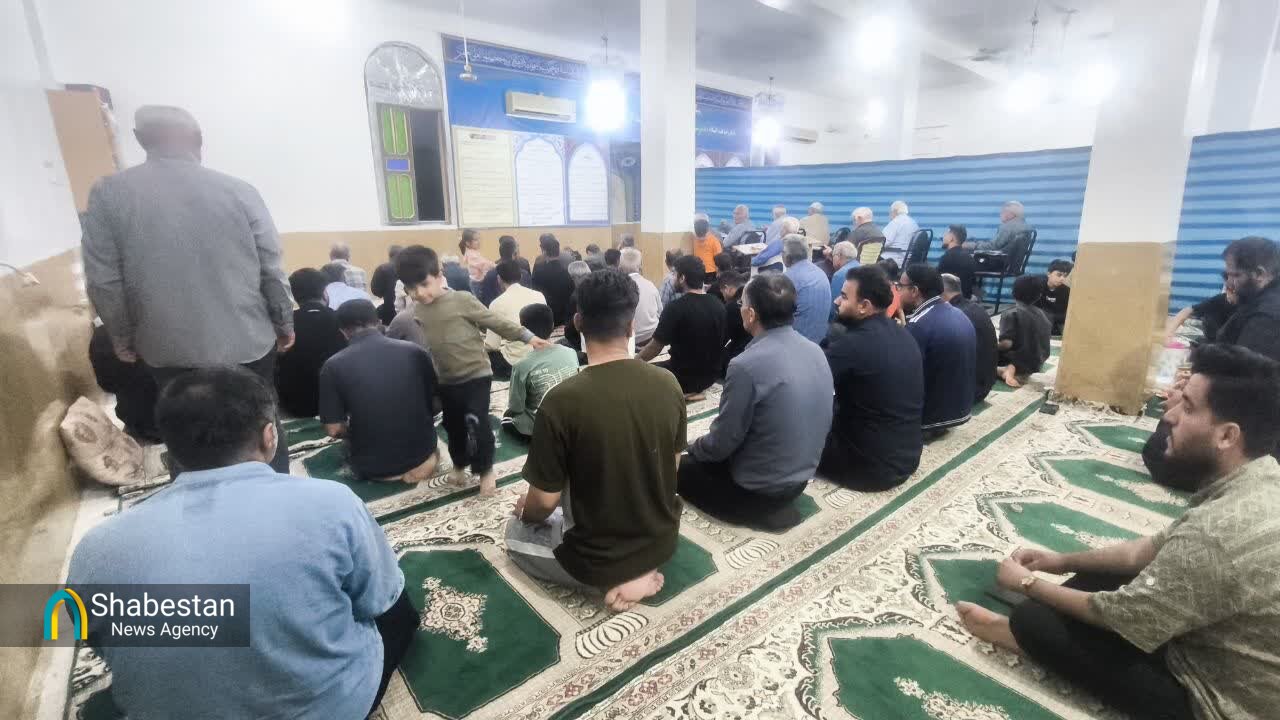 تجمع اعضای کانون امام صادق(ع) روستای نورآباد مهر در فراق امام شهیدشان