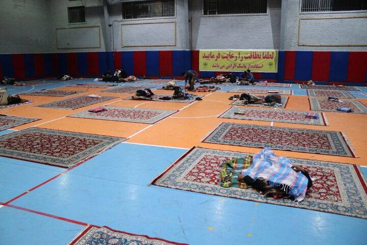 مدرسه علامه حلی ایلام، سرپناه موقت آسیب‌دیدگان