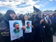 قاب‌هایی از مراسم بیعت با امام در کرمان