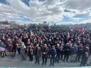 تصاویر هوایی از شکوه حضور کم‌نظیر مردم ولایتمدار کرمان در اجتماع بیعت با رهبر معظم انقلاب اسلامی