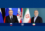 پزشکیان: جنایات آمریکا و رژیم صهیونیستی در مجامع بین‌المللی محکوم شود/ پوتین: روسیه آماده کمک به پایان یافتن جنگ است