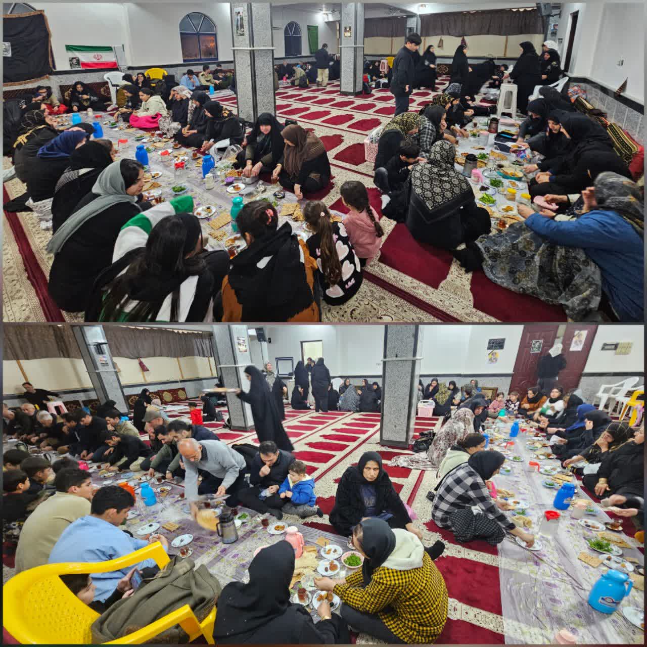 برپایی ضیافت افطاری به مناسبت شب قدر