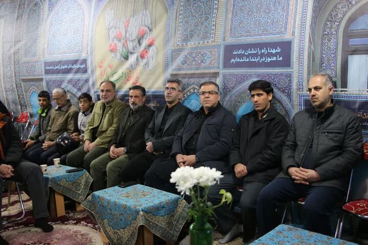 حضور مدیر ستاد کانون مساجد استان سمنان در حسینیه «شجره طیبه»