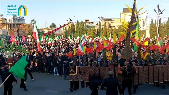 لحظاتی با فضای حماسی عزاداری کرمانی‌ها در سالروز شهادت مولای متقیان