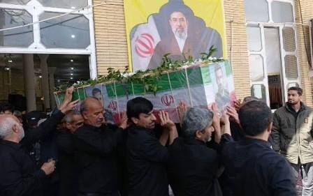 تشییع شهید اقتدار و امنیت در کانون سلاله پاکان جهرم