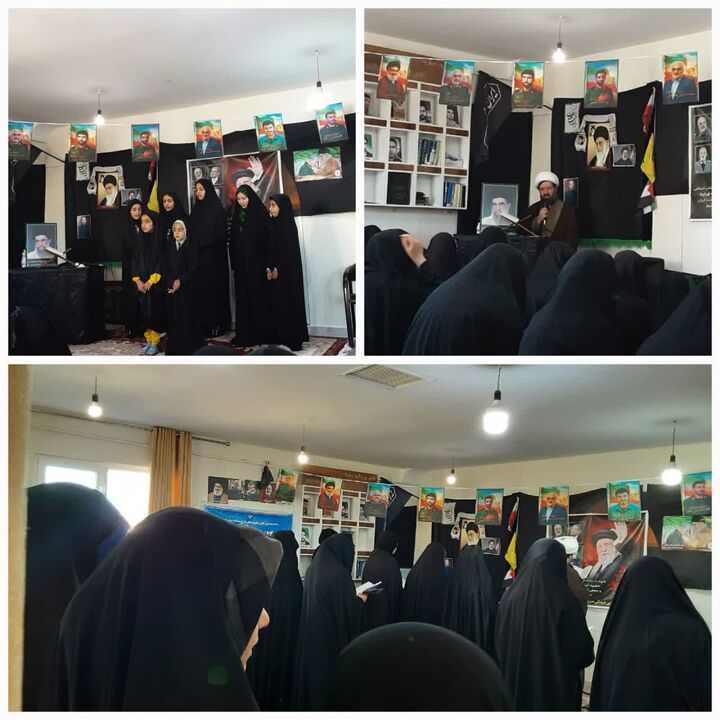 مراسم بزرگداشت رهبر شهید و برنامه‌های معنوی در کانون شهدای طوغان برگزار شد