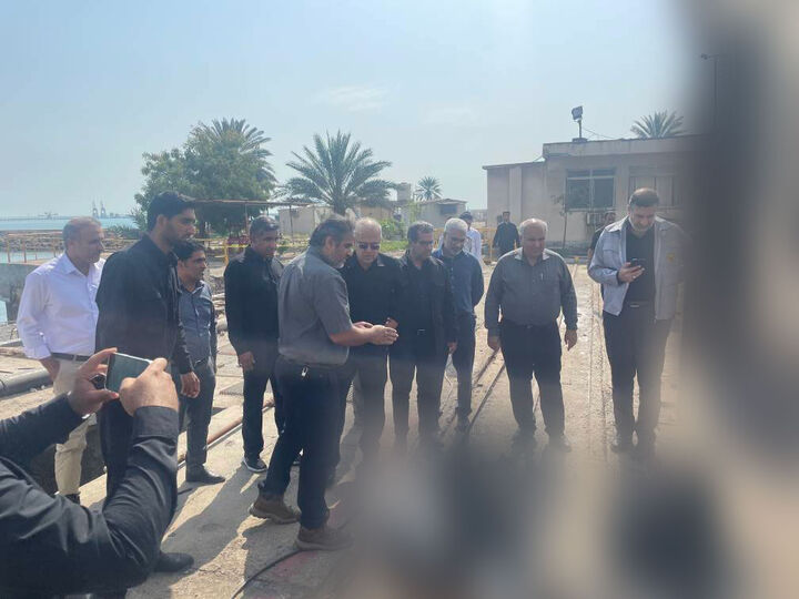 بازدید استاندار هرمزگان از صنایع غرب بندرعباس