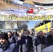 حضور ارامنه تبریز در راهپیمایی روز جهانی قدس