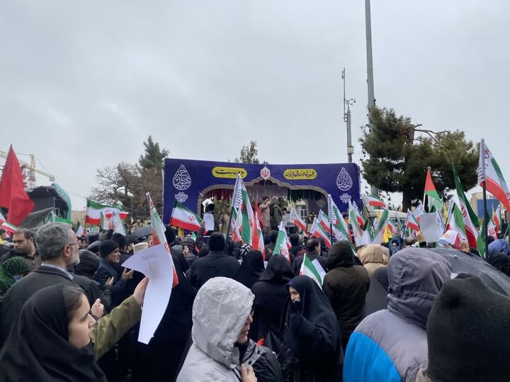 روز قدس در اراک؛ از فریاد «مرگ بر اسرائیل» تا وداع با سردار مقاومت شهید پاکپور