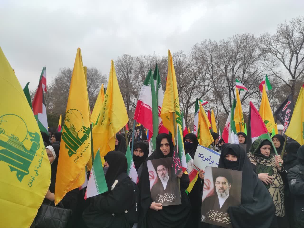 فریاد قدس در زنجان طنین‌انداز شد
