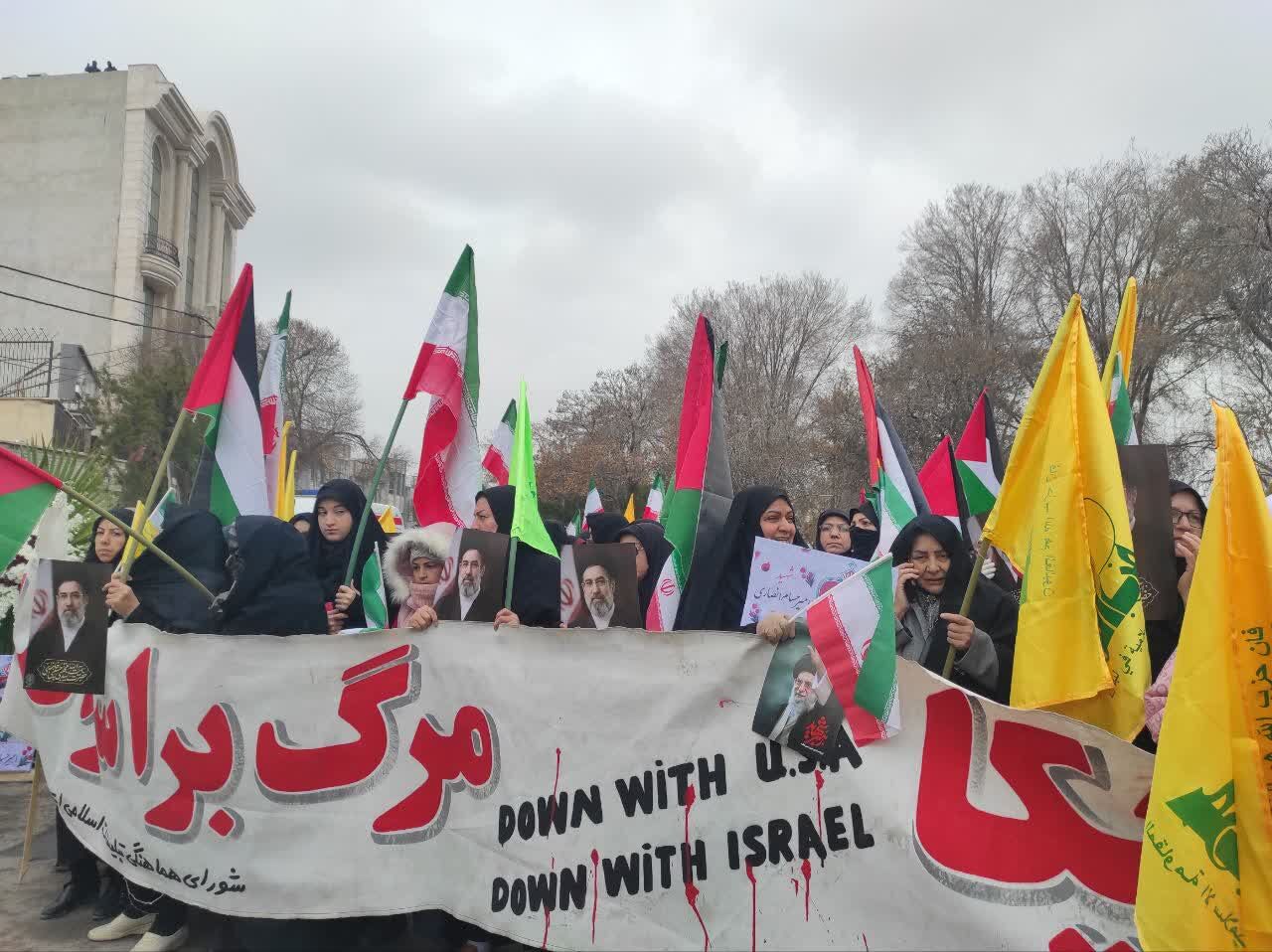 فریاد قدس در زنجان طنین‌انداز شد