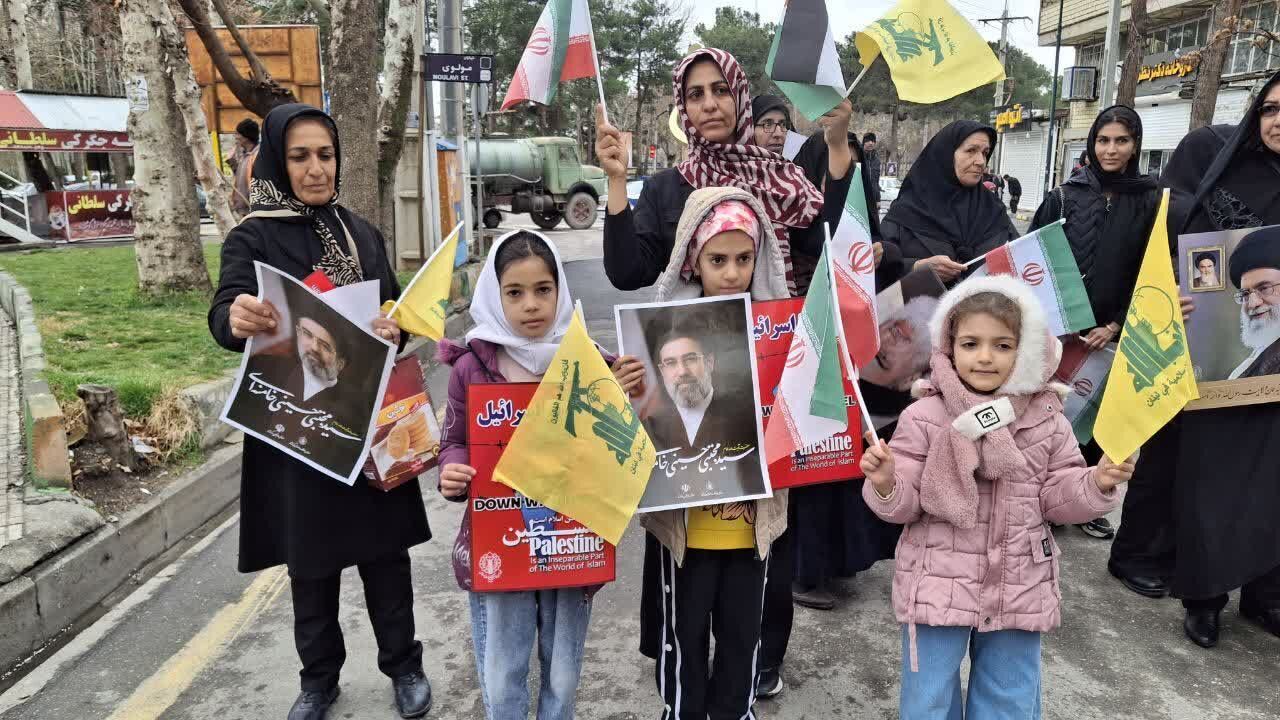 کرمانشاه هم‌صدا با ایران در راهپیمایی روز قدس