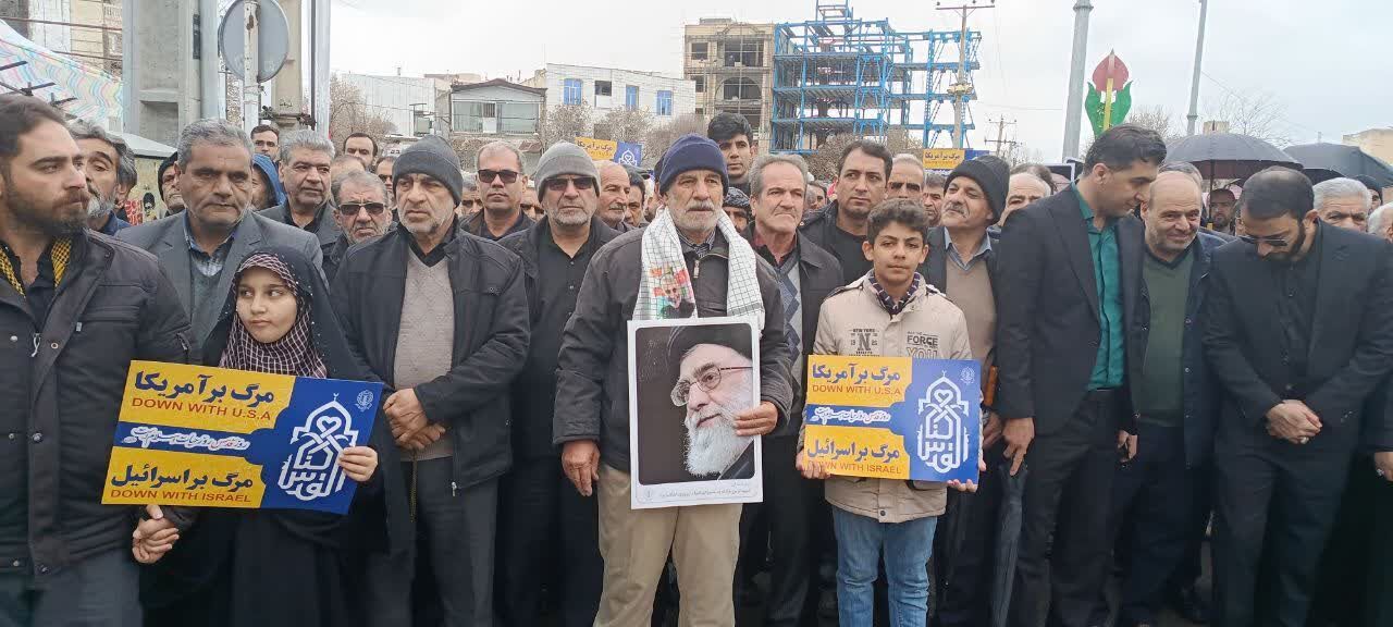 کرمانشاه هم‌صدا با ایران در راهپیمایی روز قدس