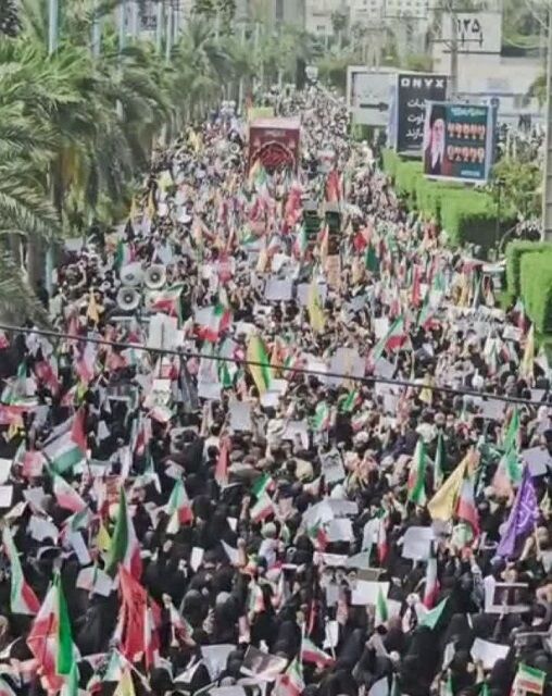 فریاد قدس از سواحل خلیج فارس؛ حضور بی‌سابقه مردم بندرعباس در راهپیمایی روز جهانی قدس