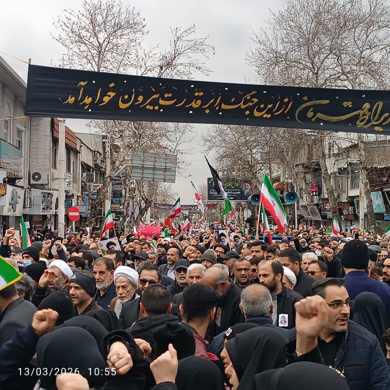 عهد دوباره مازندرانی با رهبر و فرماندهان شهیدان در روز قدس