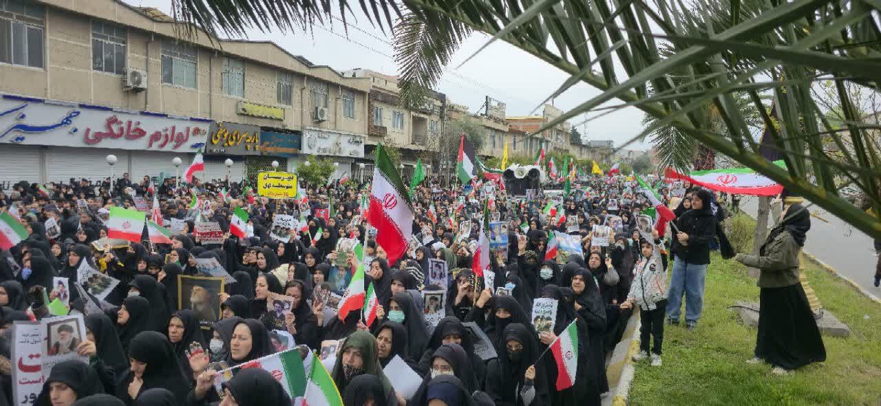 عهد دوباره مازندرانی با رهبر و فرماندهان شهیدان در روز قدس