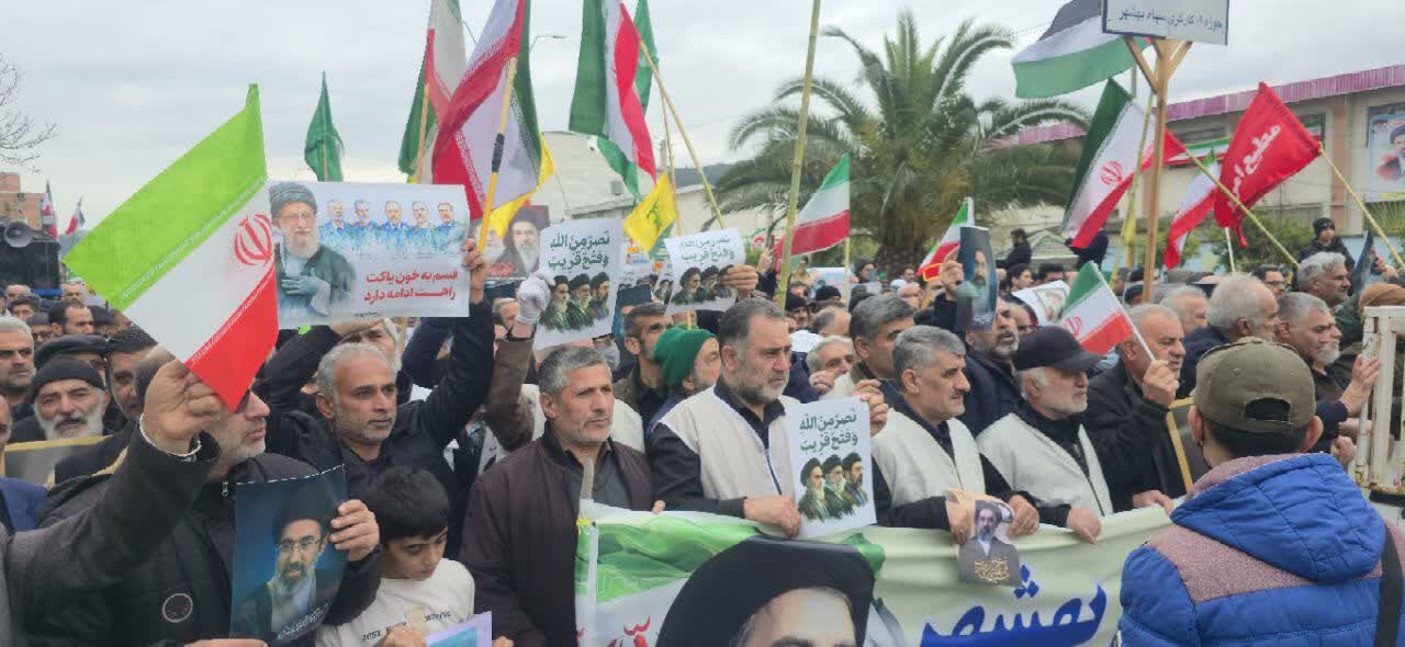 عهد دوباره مازندرانی با رهبر و فرماندهان شهیدان در روز قدس