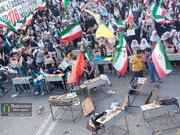 تجمع دانش‌آموزی کرمان مقابل کمیساریای عالی سازمان ملل در محکومیت جنایت دشمن علیه دانش‌آموزان مظلوم میناب