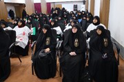 بیعت طلبه های خواهر با رهبر معظم انقلاب