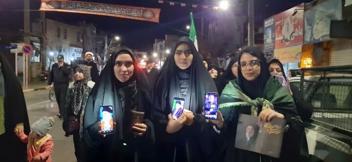 هم‌صدا با کاروان شهدا؛ راهپیمایی مردم الوسجرد در محکومیت جنایت‌های رژیم صهیونیستی