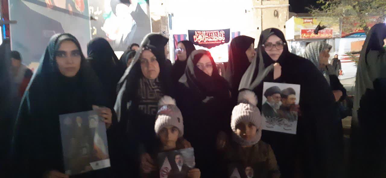 همصدا با کاروان شهدا؛ راهپیمایی مردم الوسجرد در محکومیت جنایتهای رژیم صهیونیستی
