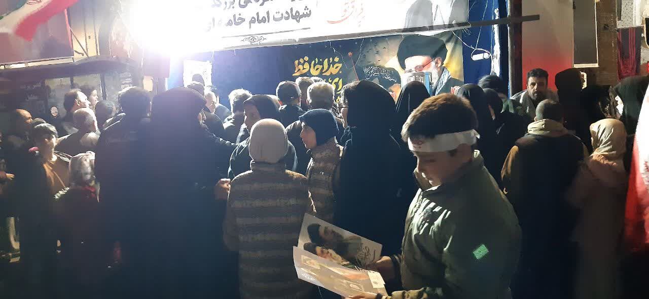 هم‌صدا با کاروان شهدا؛ راهپیمایی مردم الوسجرد در محکومیت جنایت‌های رژیم صهیونیستی