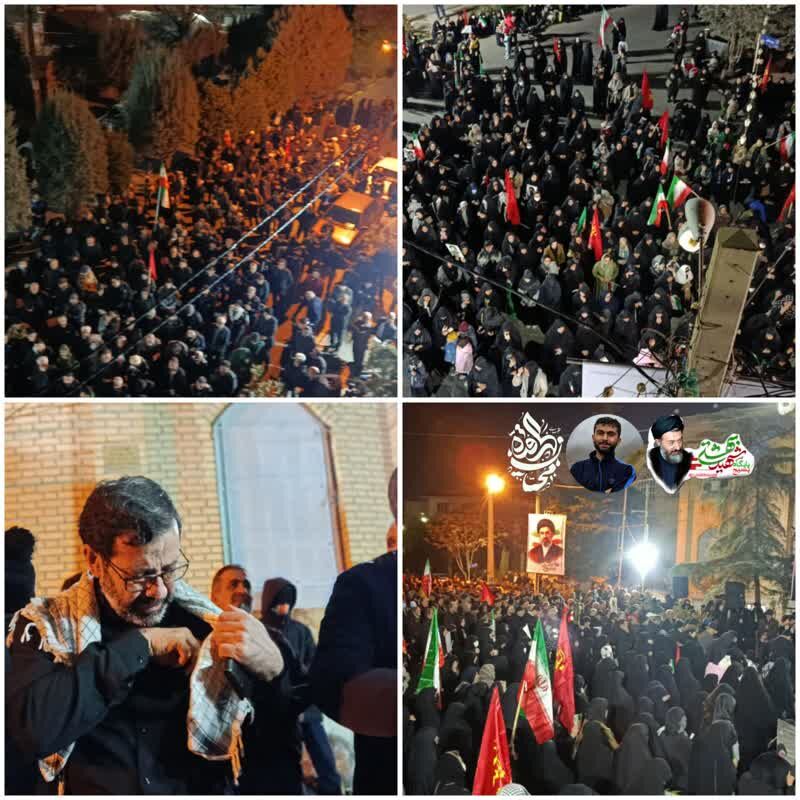 تشییع پیکر شهید «امیرحسین خوشبخت» در شهرک بعثت فردیس