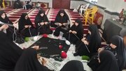 کلاف‌هایی که رج به رج عشق برای وطن می‌بافند