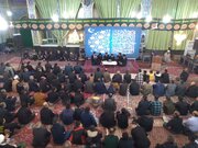 محفل نورانی انس با قرآن کریم در مسجد رسول الله شهر داودآباد برگزارشد 