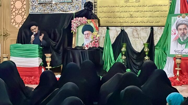 بیعت بانوان اروپایی با سومین رهبر انقلاب در حرم حضرت معصومه(س)