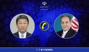 گفتگوی تلفنی وزرای امور خارجه جمهوری اسلامی ایران و ژاپن‌ 