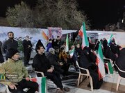 موکب خیابانی دانشگاه شهید باهنر کرمان در شب‌های مقاومت