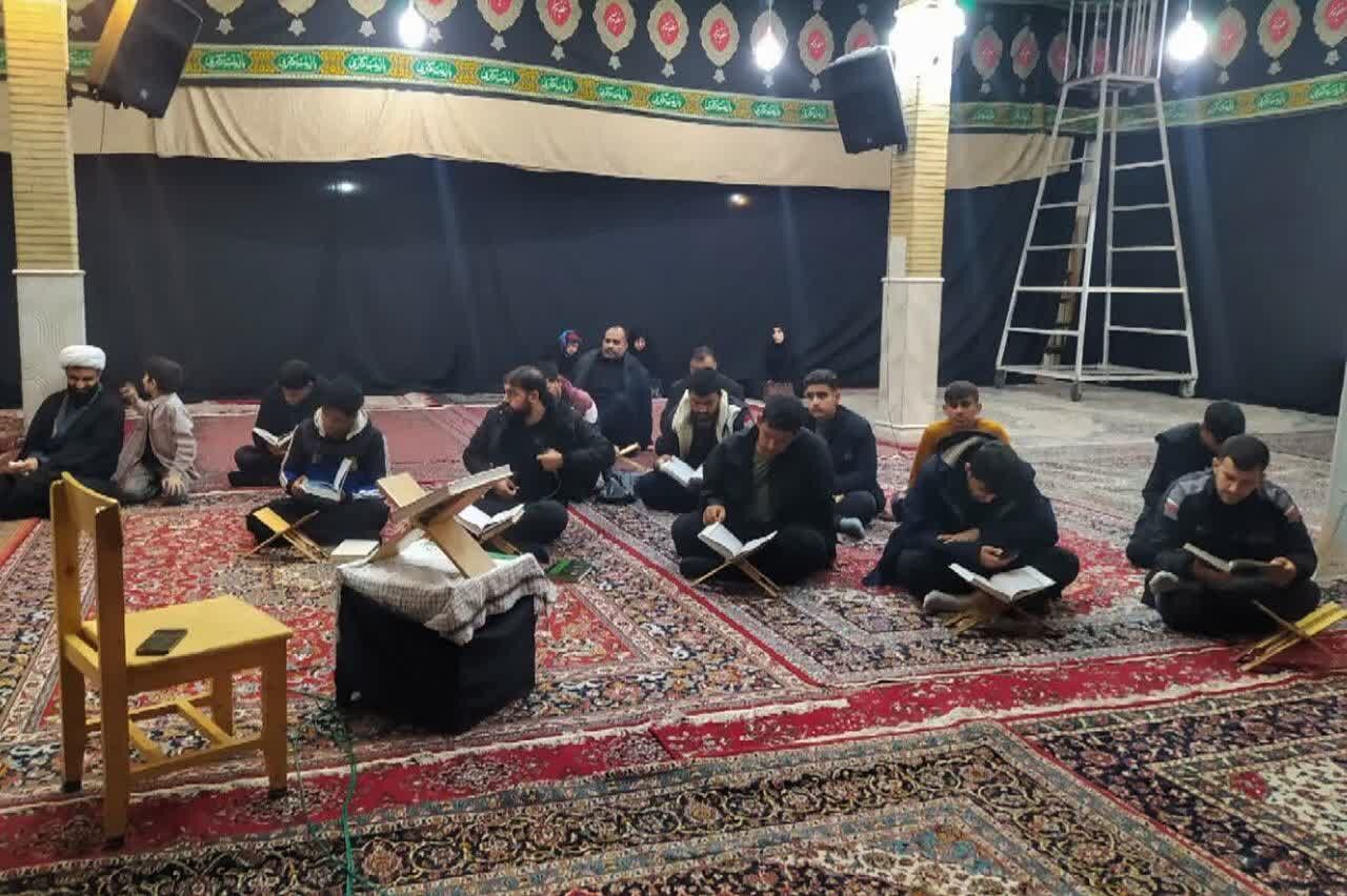 مراسمی سوگ شهادت قائد امت در مسجد نورالمهدی  کرمانشاه