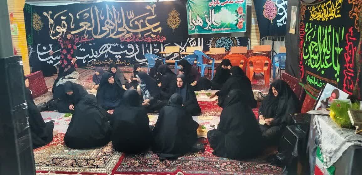 مراسمی سوگ شهادت قائد امت در مسجد نورالمهدی کرمانشاه