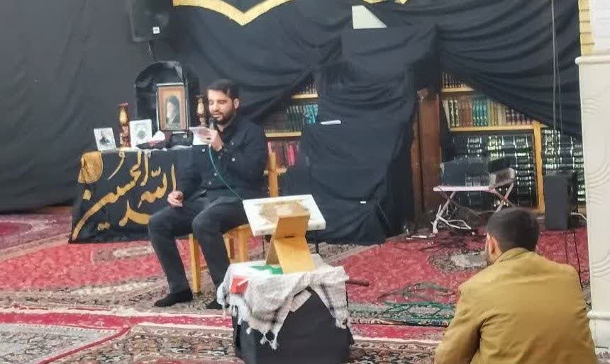 مراسمی سوگ شهادت قائد امت در مسجد نورالمهدی کرمانشاه