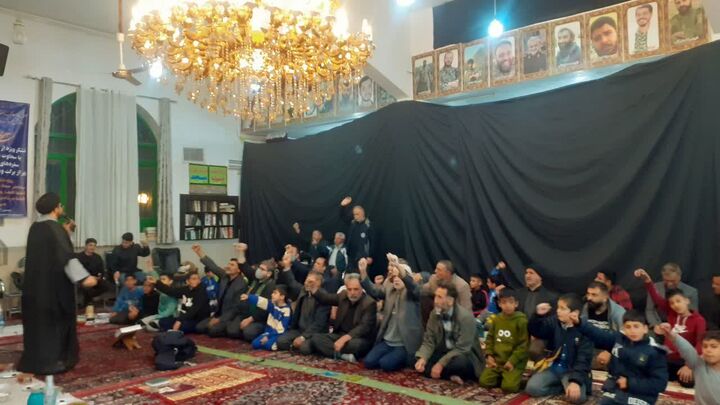 بیعت و حمایت، حتی در کوچکترین روستاهای مشهد