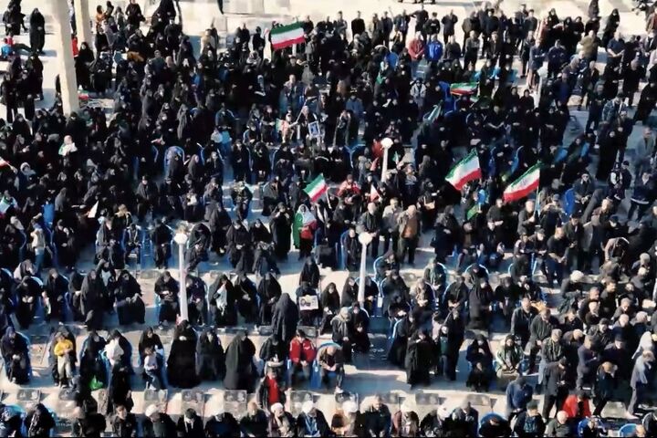 تجدید میثاق مردم گرگان با ساحت مقدس نظام در آخرین پنجشنبه سال