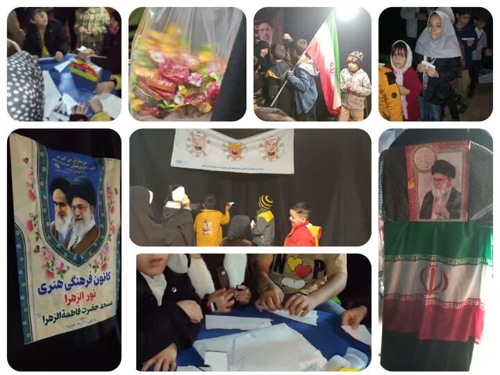 از نقاشی پرچم ایران تا لگدکوب کردن پرچم اسرائیل؛ کانون نورالزهرا (س)، مأمن آگاهی‌بخشی به نسل آینده