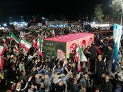 وداع باشکوه مردم بیرجند با شهدای جنگ رمضان