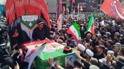 تشییع وزیر اطلاعات در مشهد مقدس
