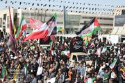 تشییع باشکوه وزیر اطلاعات در شهر شهادت