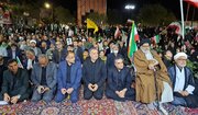 گرامیداشت یاد شهید سید خطیب در اجتماع شبانه مردم قاینات