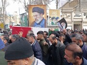 تشییع شهید حسین جلیلی در قروه