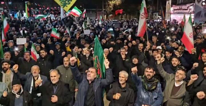 تجدید بیعت سنقری‌ها با آرمان‌های رهبری در بیست‌وسومین شب مقاومت