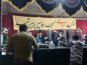 خدمت‌رسانی موکب قرارگاه عملیات جهادی ثامن الحجج بیرجند در مردم