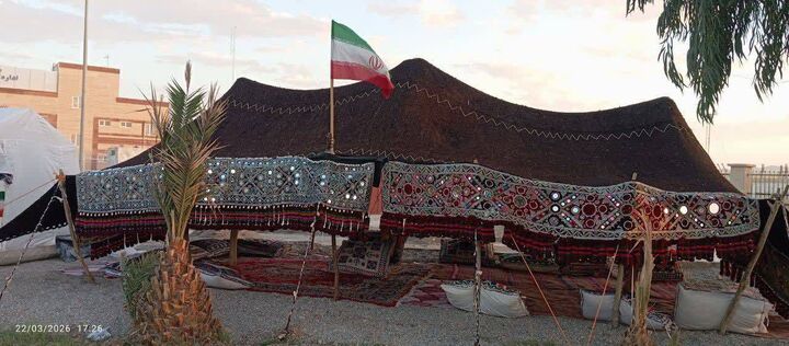 ارائه خدمات قرآنی به مسافران نوروزی در موکب کانون‌های مساجد اهل سنت شهرستان میرجاوه