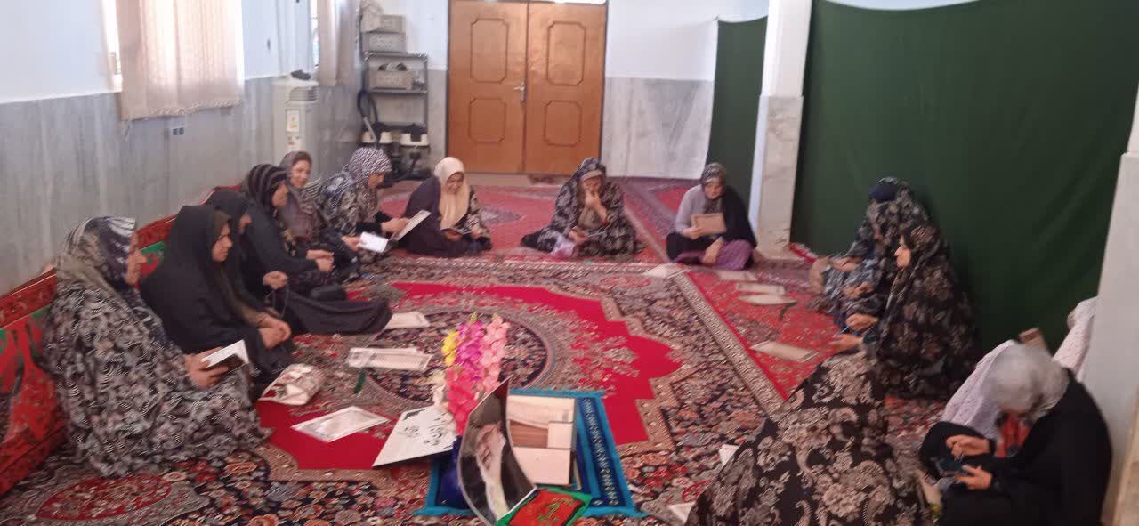 محفل انس با قرآن و آیین‌های معنوی در کانون مسجد روستای شیخ جعفر برگزار شد