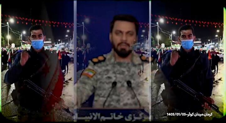 وقتی مردم کرمان سخنگوی موج ۸۱ عملیات وعده صادق ۴ شدند