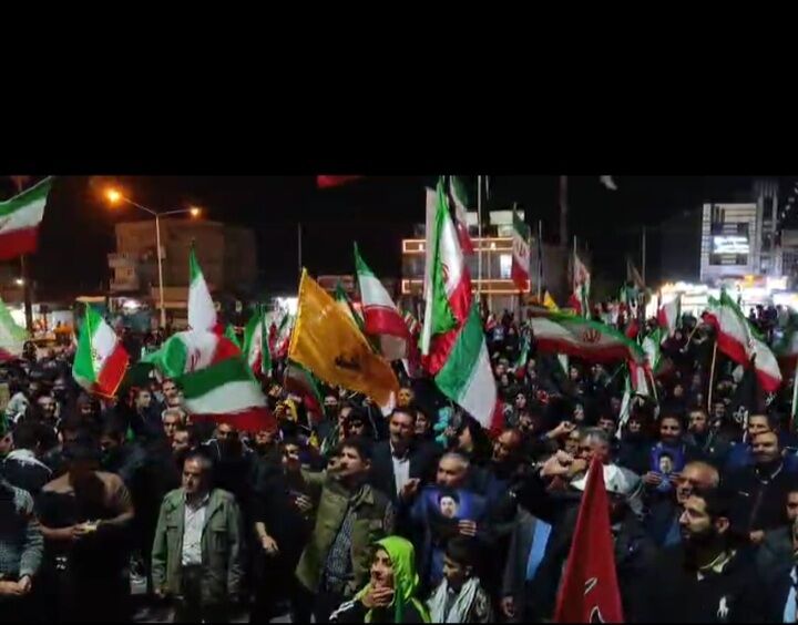 کوهچنار در خروش؛ نغمه «حیدر حیدر» علیه تجاوز آمریکایی -صهیونی