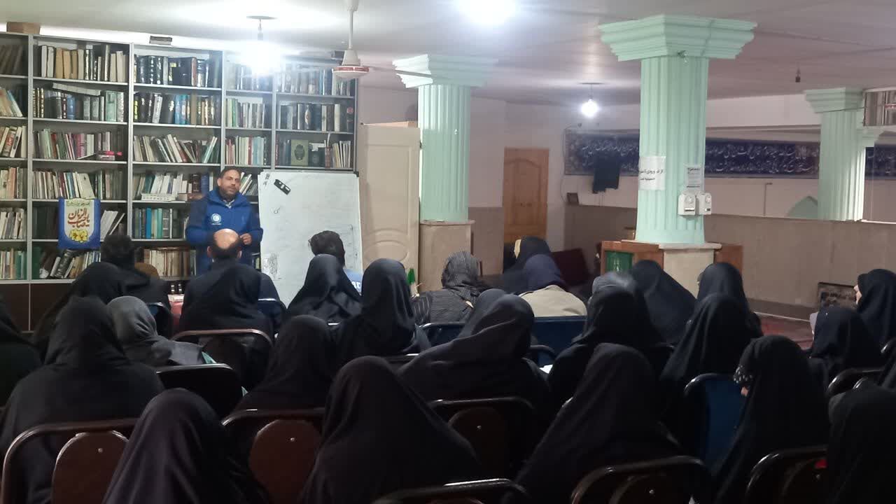 برگزاری کارگاه رایگان آموزش کمکهای اولیه در مسجد حضرت ابوالفضل(ع) باغستان